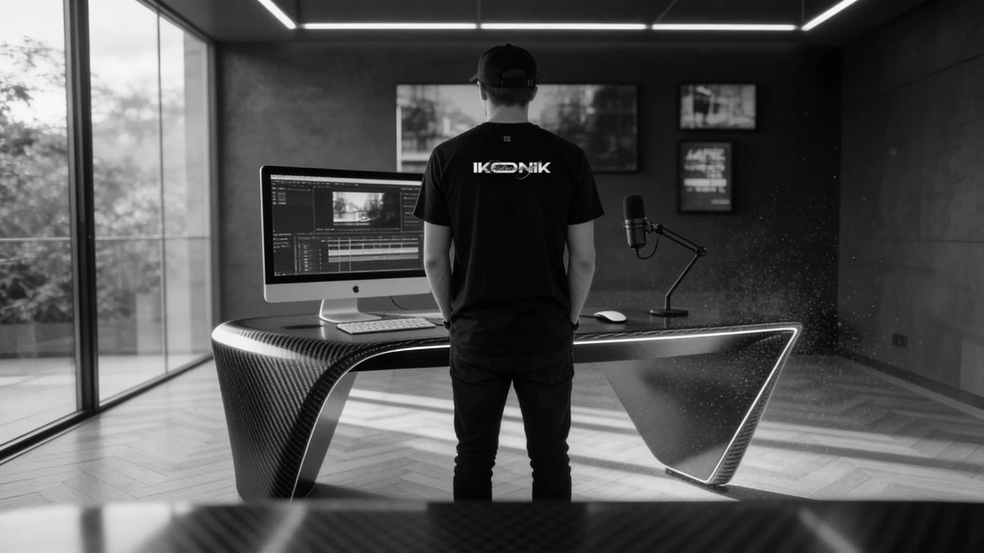 IKONIK Studio — Creative director at work in a premium production environment